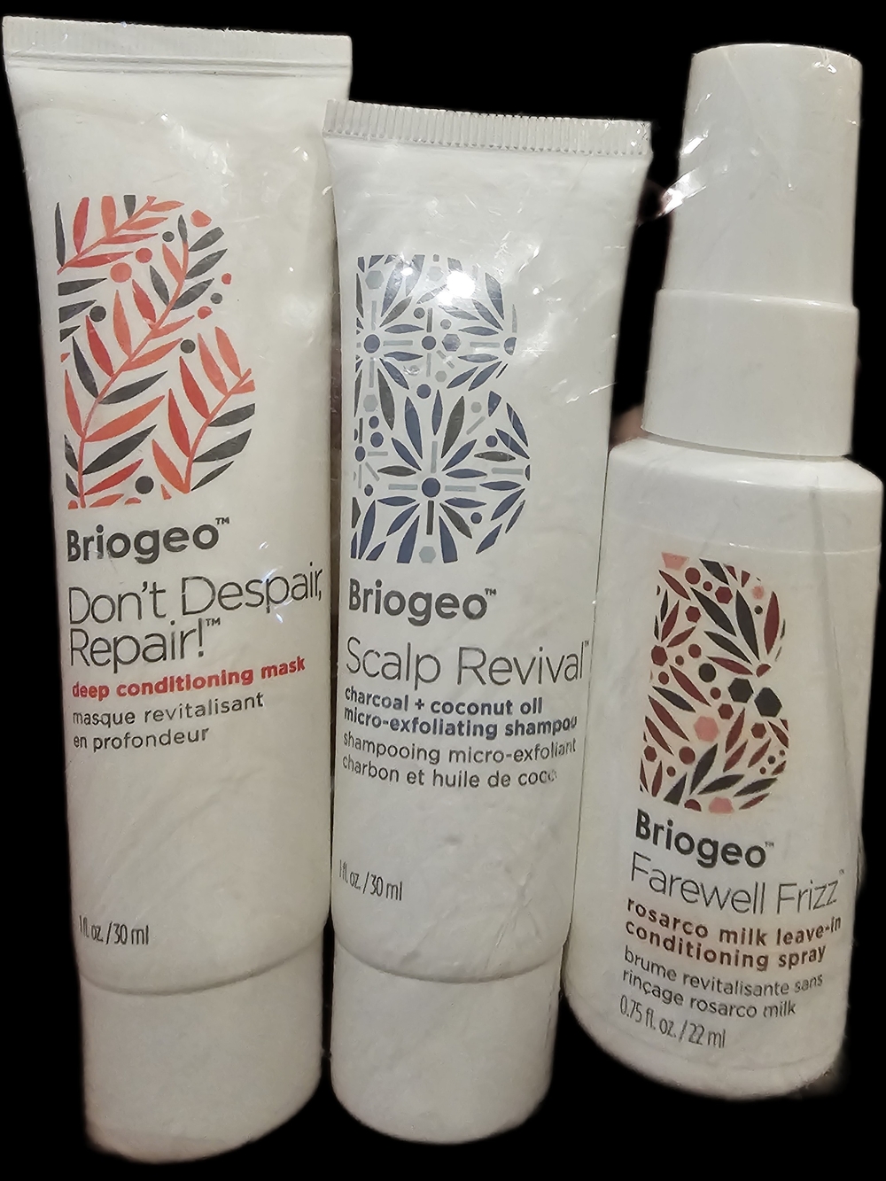 Briogeo Hair Trio- Hair mask, shampoo, conditioner